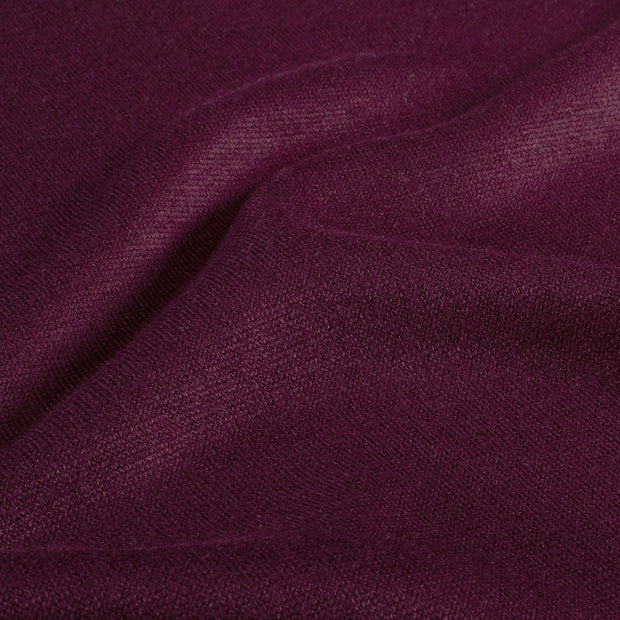 Heavy Knit tissu Melange Bordeaux