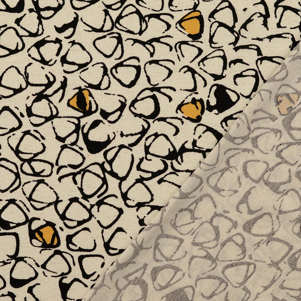  fabric Off White printed 