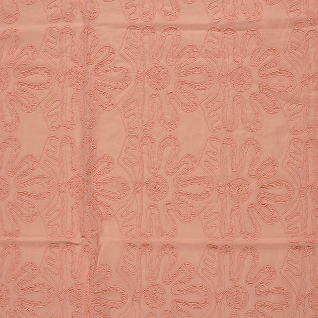 Popeline de Coton tissu Vieux rose mat 
