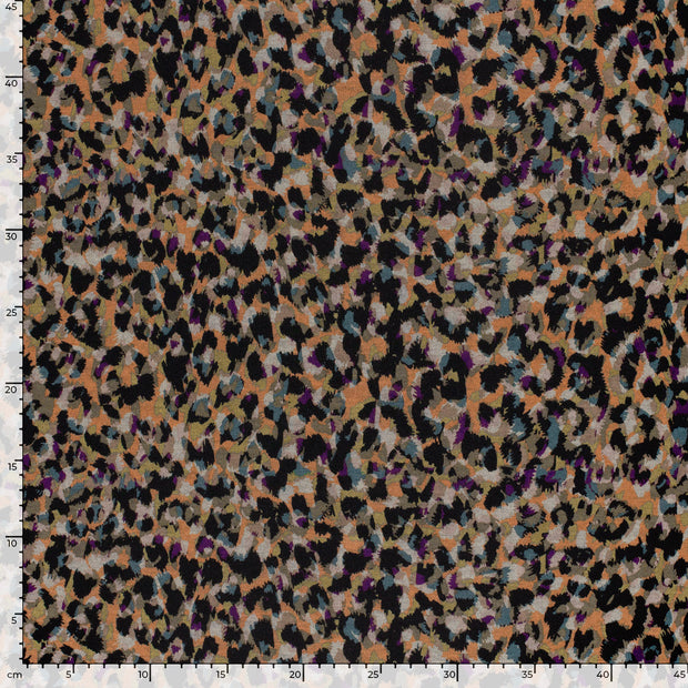 Poly Viscose Jersey fabrik Abstrakt Kamel