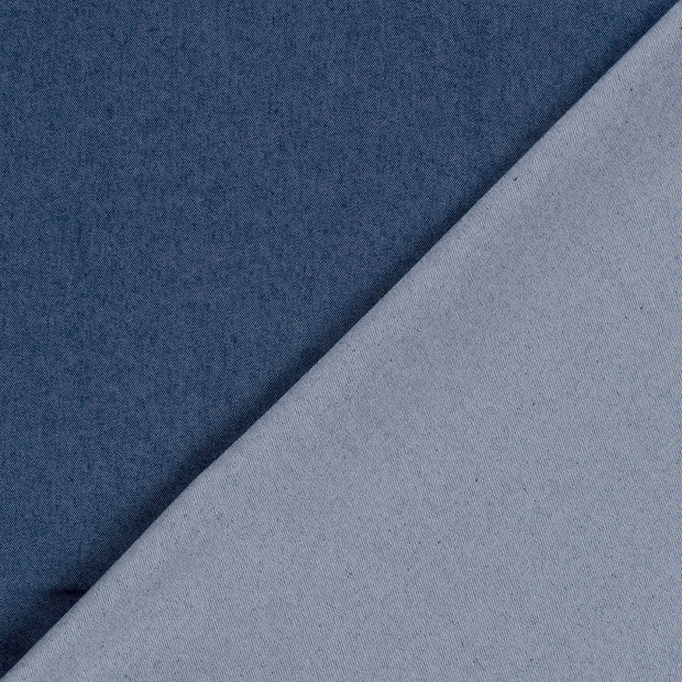 Denim Stretch fabric Unicolour pre-washed 