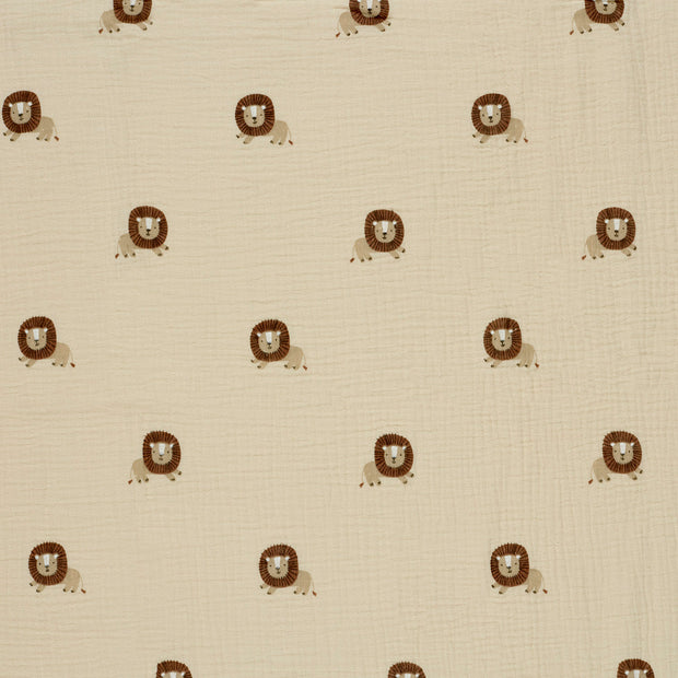 Musselin fabrik Beige matt 