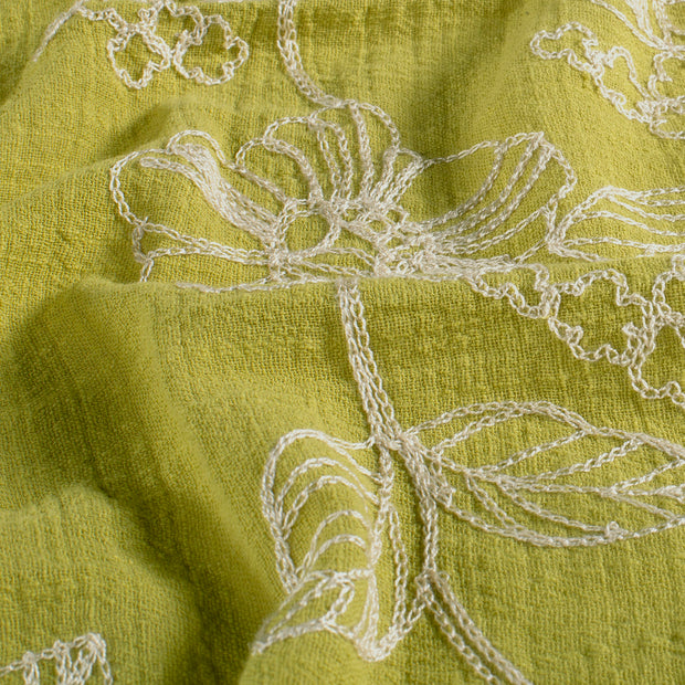 fabric Flowers Green
