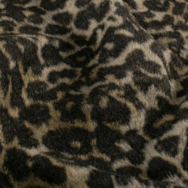 Jacquard fabric Leopards Camel