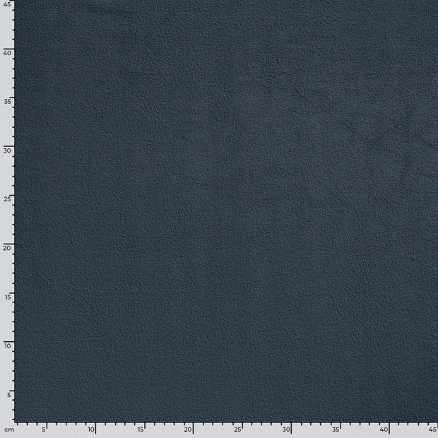 Polar Fleece fabric Unicolour Indigo
