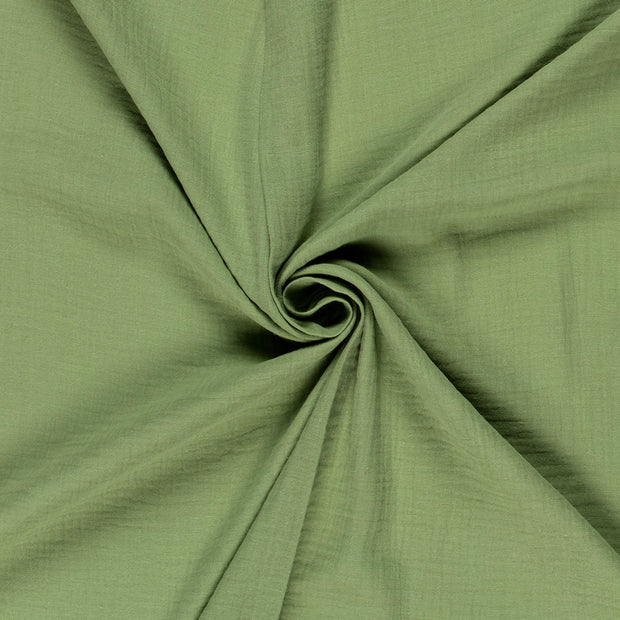 Muslin fabric Lime Green 