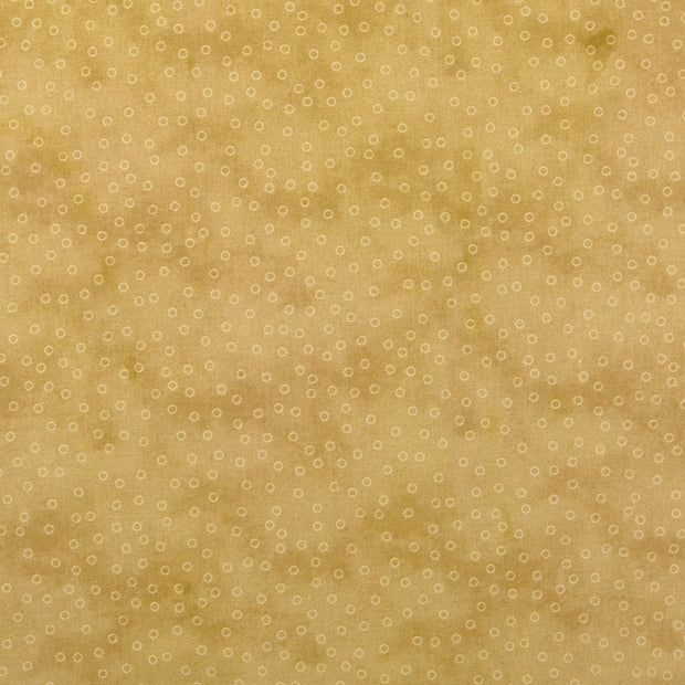 Cotton Poplin fabric Geometric pattern Beige