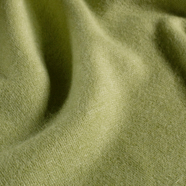 Heavy Knit stof Effen Olijf Groen