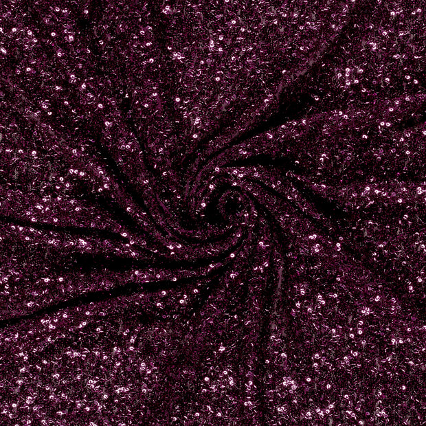 Mesh fabrik Magenta Paillette 