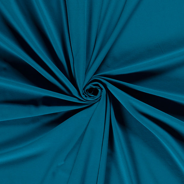 Jersey fabrik Pfauenblau 