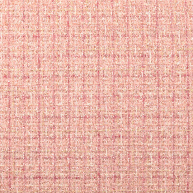 Wool Boucle fabric Unicolour Light Pink