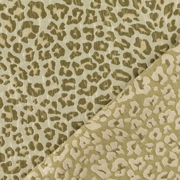 Jacquard tissu Vert Olive 