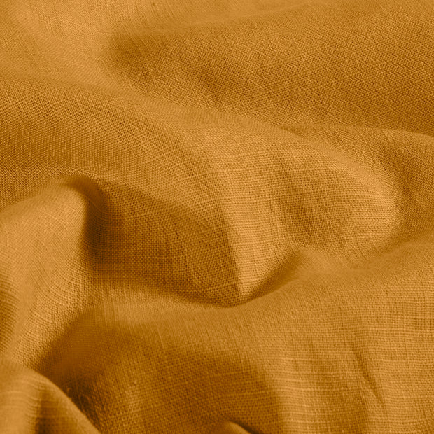 Ramie Linen fabric Unicolour Oker