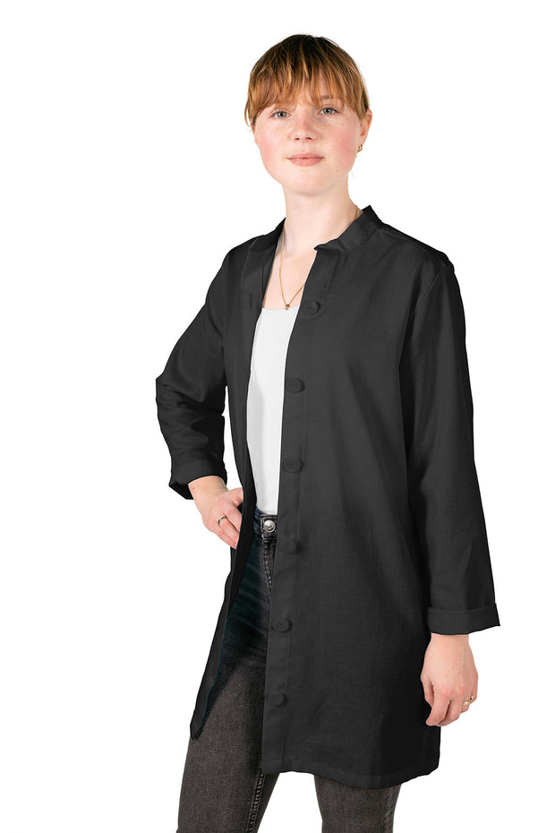 Cretonne fabric Unicolour Black