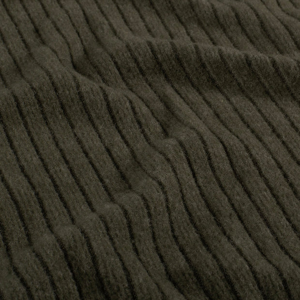 Poly Viscose Jersey fabric Unicolour Khaki Green