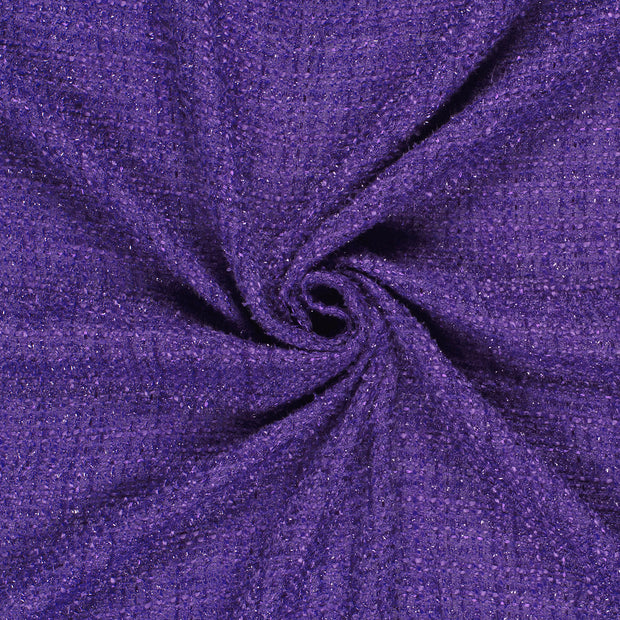 Jacquard fabric Purple Lurex 