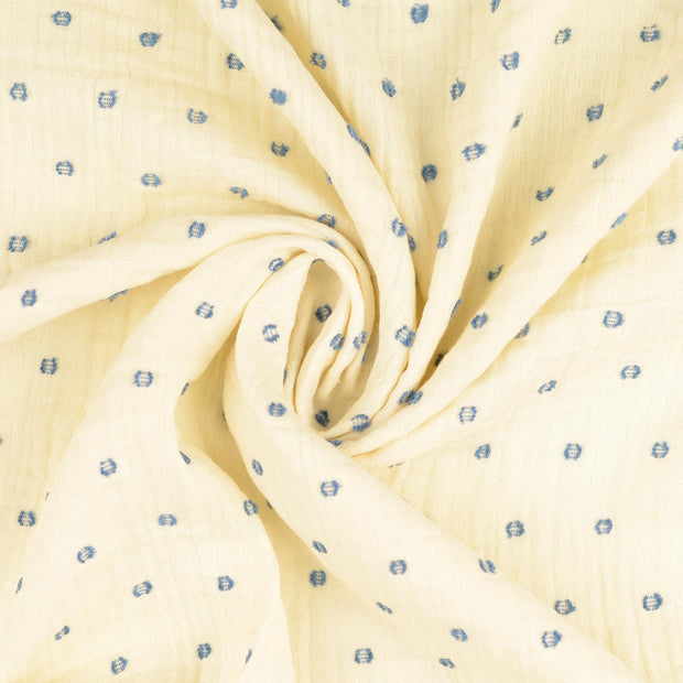 Muslin fabric dobby 