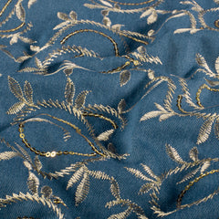 Jeans Blatter Indigoblau
