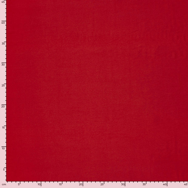 Viscose Nylon Twill fabrik Uni Rot