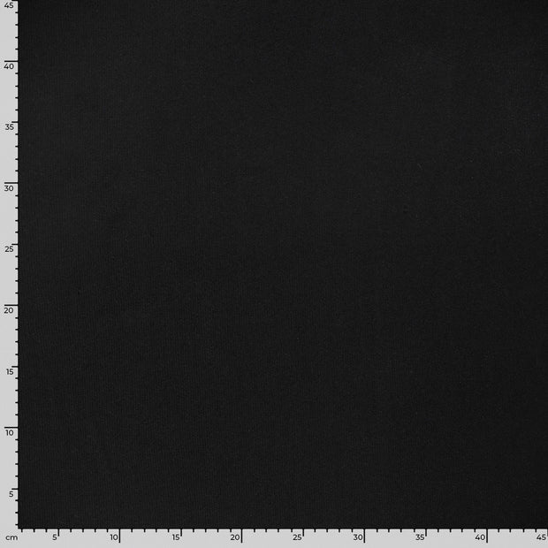 Heavy Knit fabric Unicolour Black