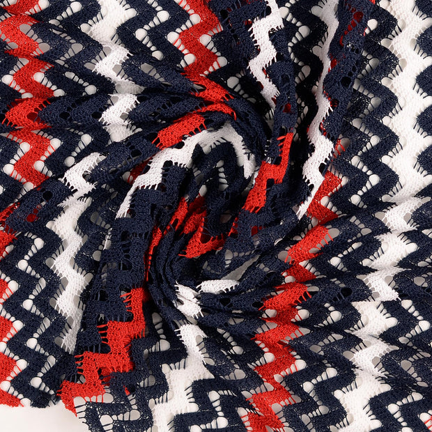 Kant stof Multicolor garengeverfd 