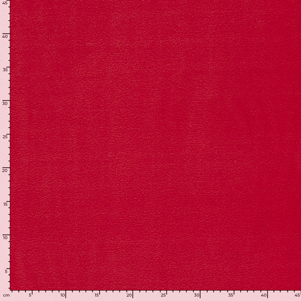 Polar Fleece fabric Unicolour Red