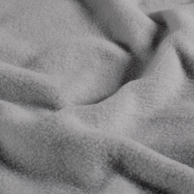 Fleece fabric Unicolour Light Grey
