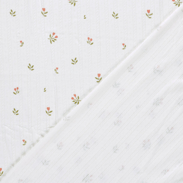 Pinpoint fabric Flowers 
