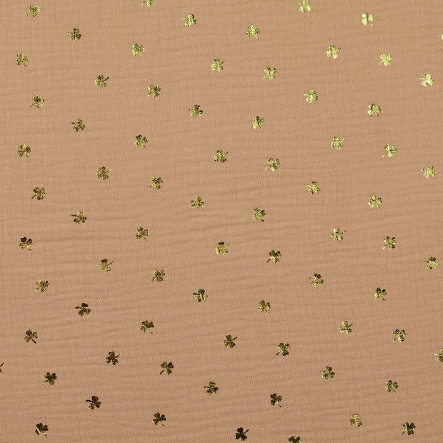 Double gaze tissu Beige