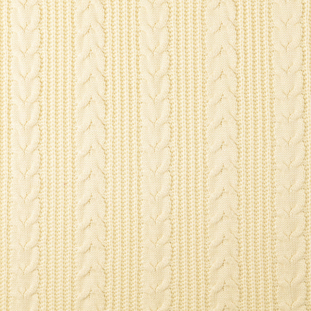 Heavy Knit fabrik Uni Nude