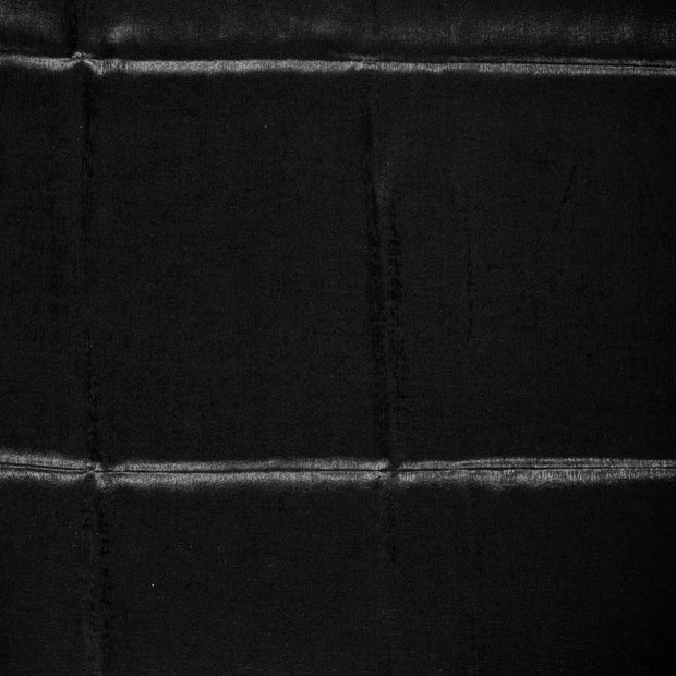 Satin fabric Black shimmering 