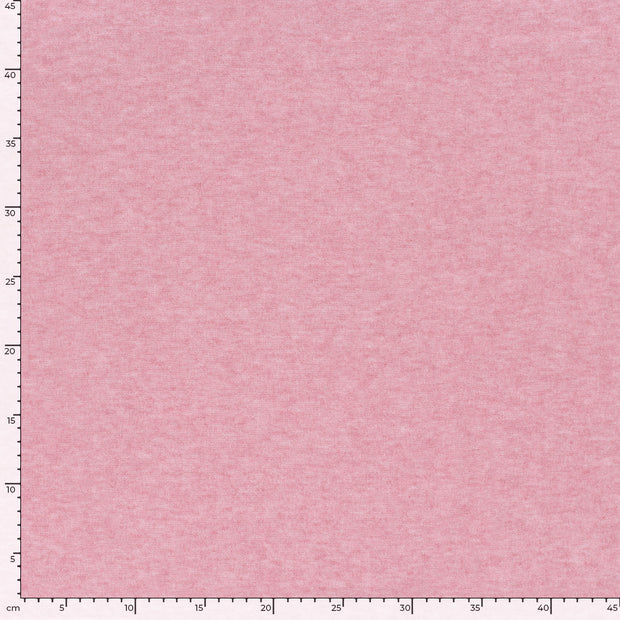 Heavy Knit fabrik Melange Rosa