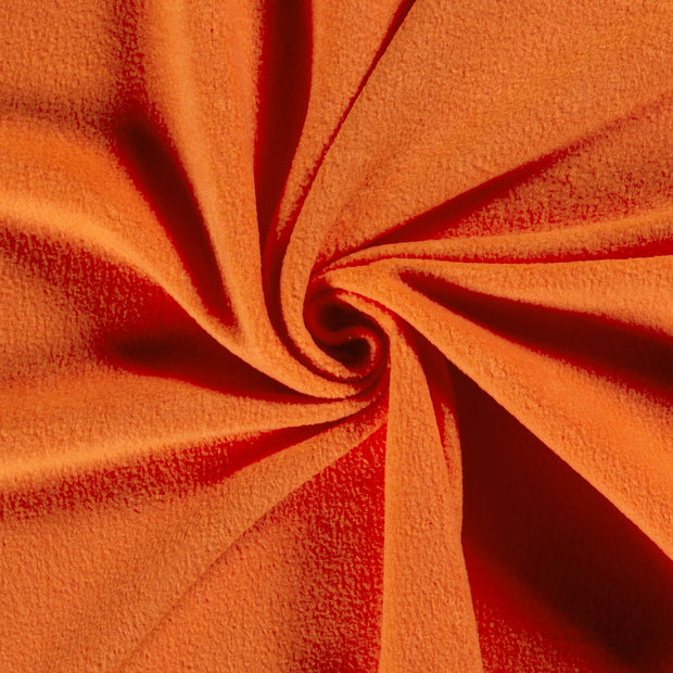 Polar Fleece fabrik Uni Orange