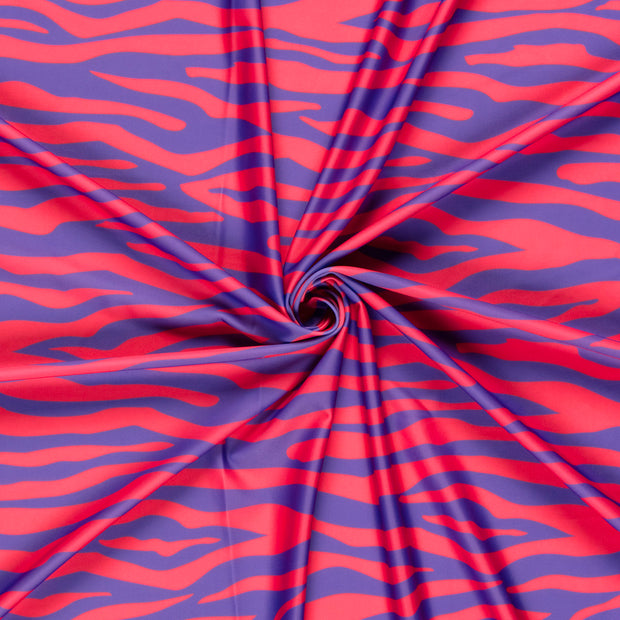 Swimwear Jersey UPF50 Recycled fabric Fuchsia digital printed 