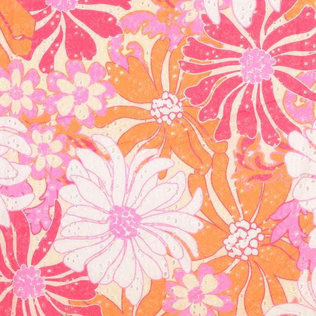  tela Flores Multicolor