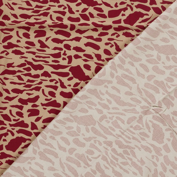 Viscosa Twill tela Abstracto estampado 