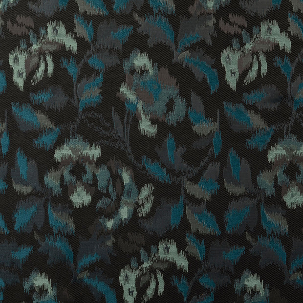 Jacquard fabrik Tiere Petrol