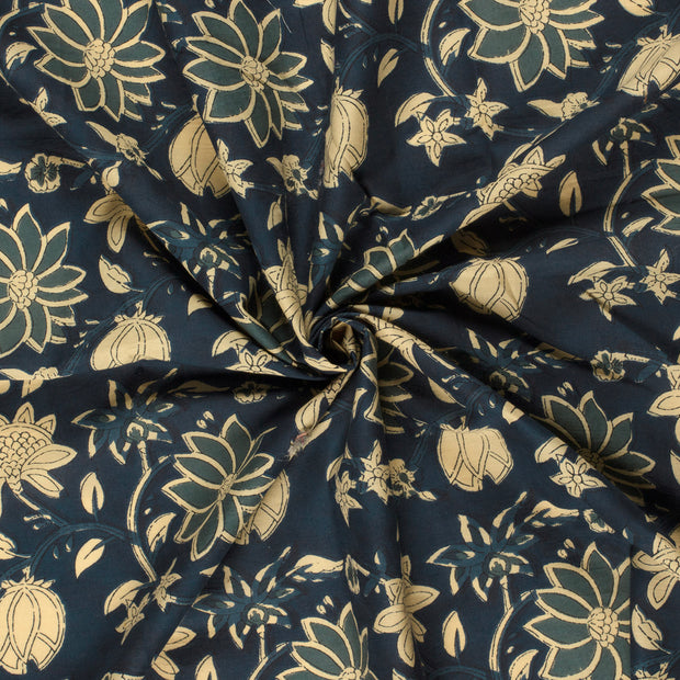 Voile fabric Navy 