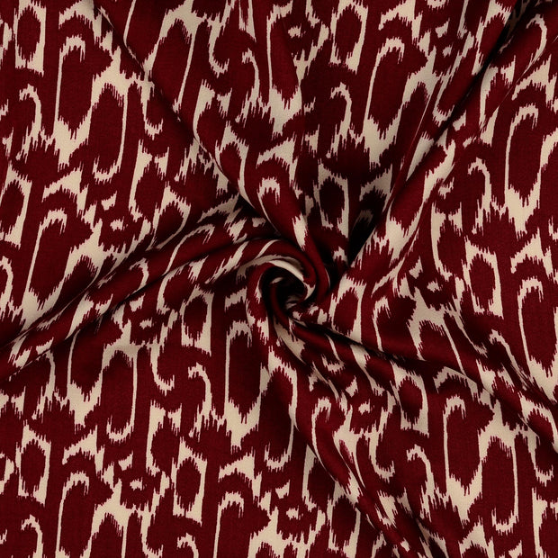 Viscose Satin fabric Bordeaux 