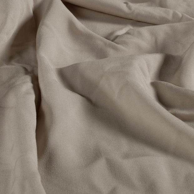 Viscosa Poplin tela Unicolor Beis