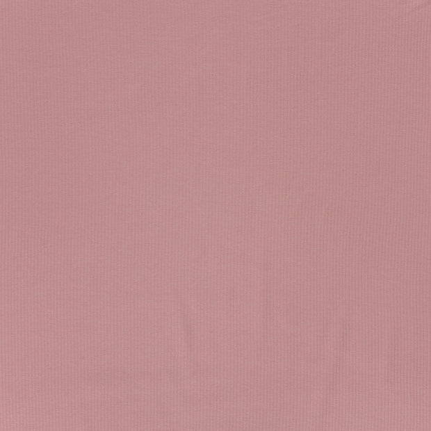 Rib Jersey stof Licht Mauve zacht 