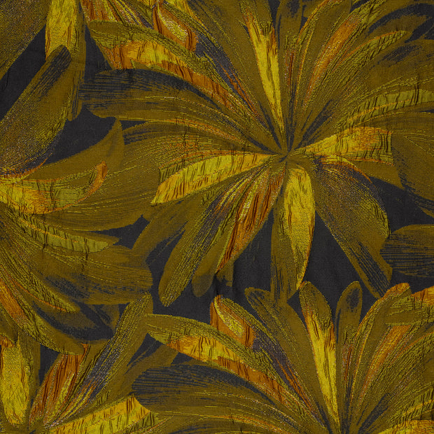 Jacquard stof Oker getextureerd 