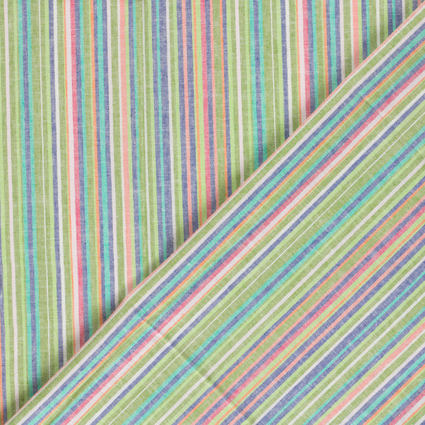 Linen fabric Stripes yarn dyed 