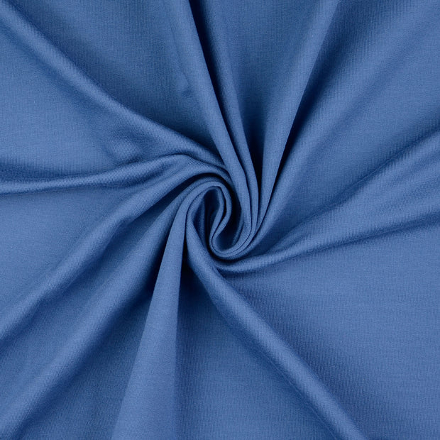 French Terry fabrik Indigoblau 
