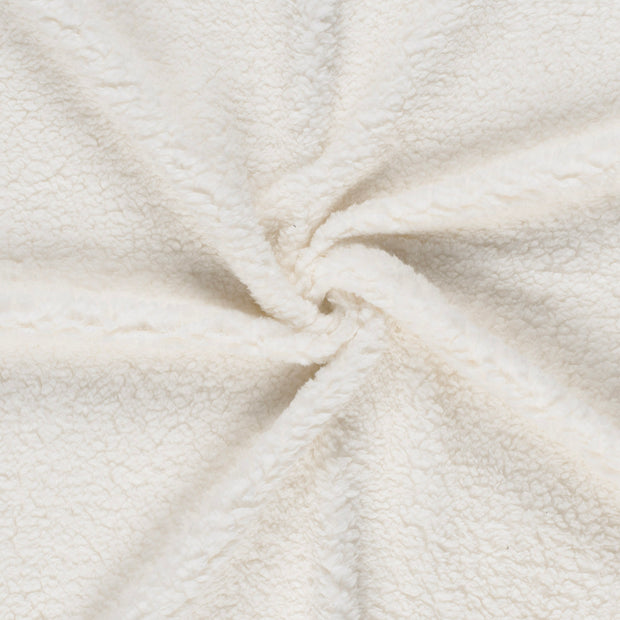 Fake Fur fabric Off White 
