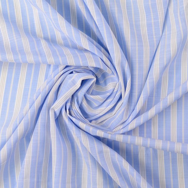 Popeline de Coton tissu Bleu ciel 
