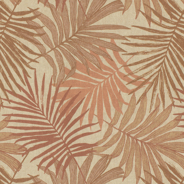 Aspect Lin tissu Feuilles Brique
