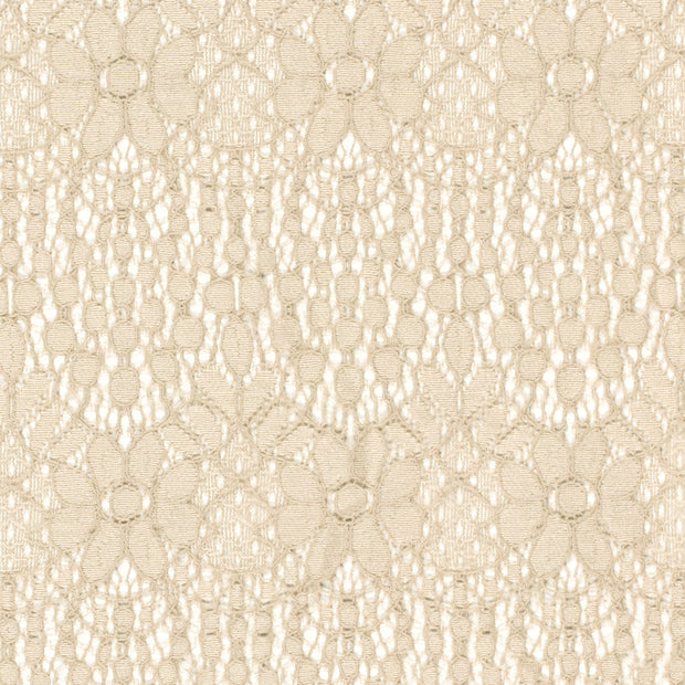 Spitze fabrik Blumen Beige