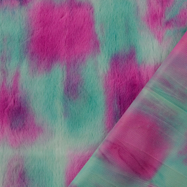 Imitatie Bont stof Multicolor 