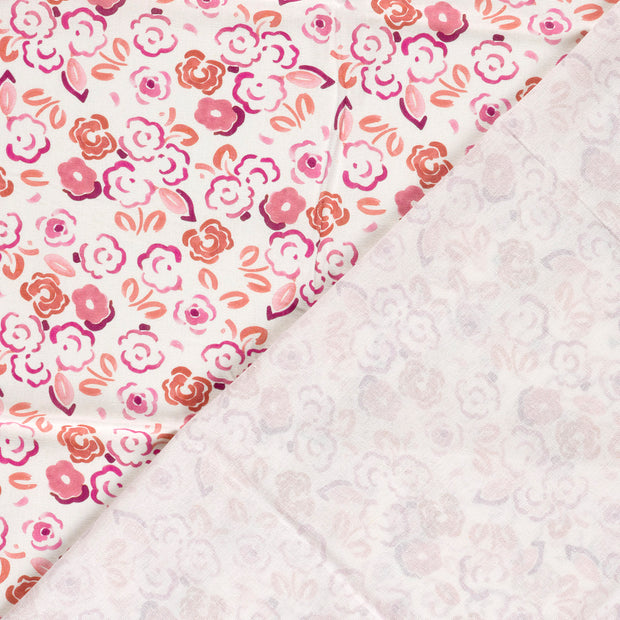 fabric Flowers digital printed 